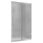 Душевая дверь Abber стекло матовое 150х195 см профиль хром 6 мм раздвижная (AG30150MH)