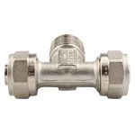 Тройник Tiemme 20 обж(ц) х 1/2 НР(ш) х 20 обж(ц) (1600058)