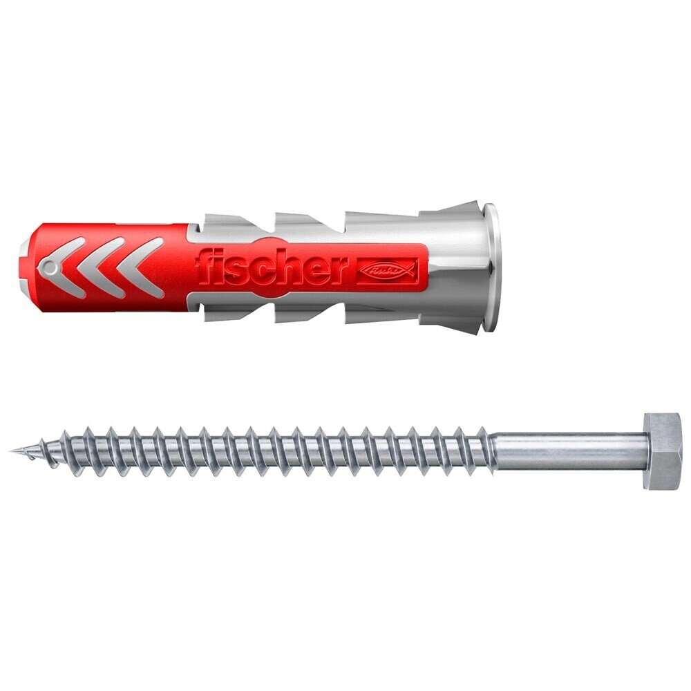 original-14320.jpg Дюбель универсальный Fischer DuoPower 10x50 мм нейлон с шурупом (4 шт.) — изображение 1