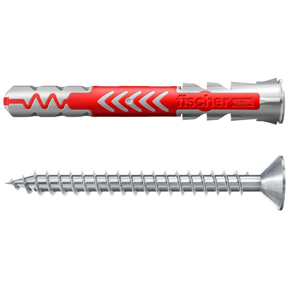original-14322.jpg Дюбель универсальный Fischer DuoPower 8x65 мм нейлон с шурупом (25 шт.) — изображение 1