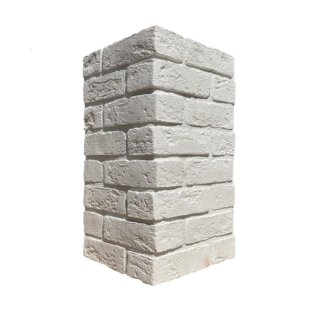 original-14368.jpg Искусственный камень угловой White Hills Кельн Брик белый (44 шт. = 3,4 пог.м) — изображение 1