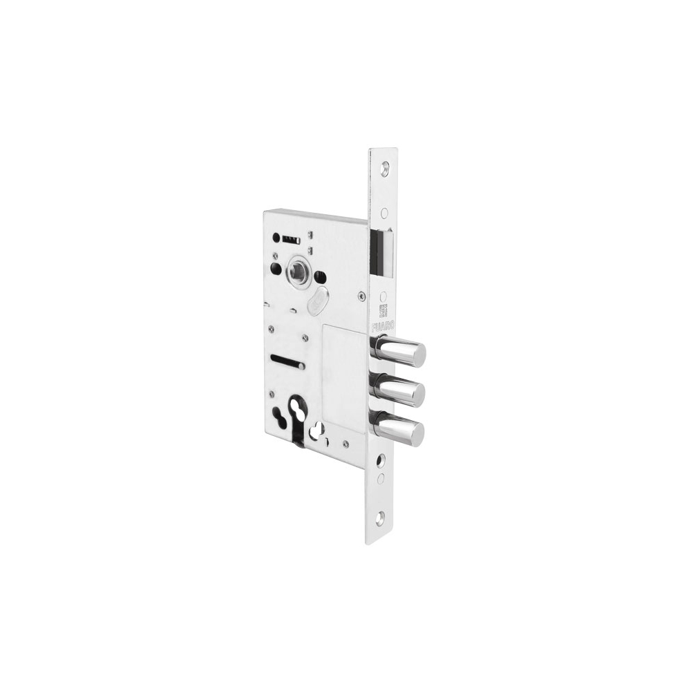 original-14387.jpg Замок врезной Fuaro V10C60.85.3R14 для входной двери под цилиндр никель — изображение 1