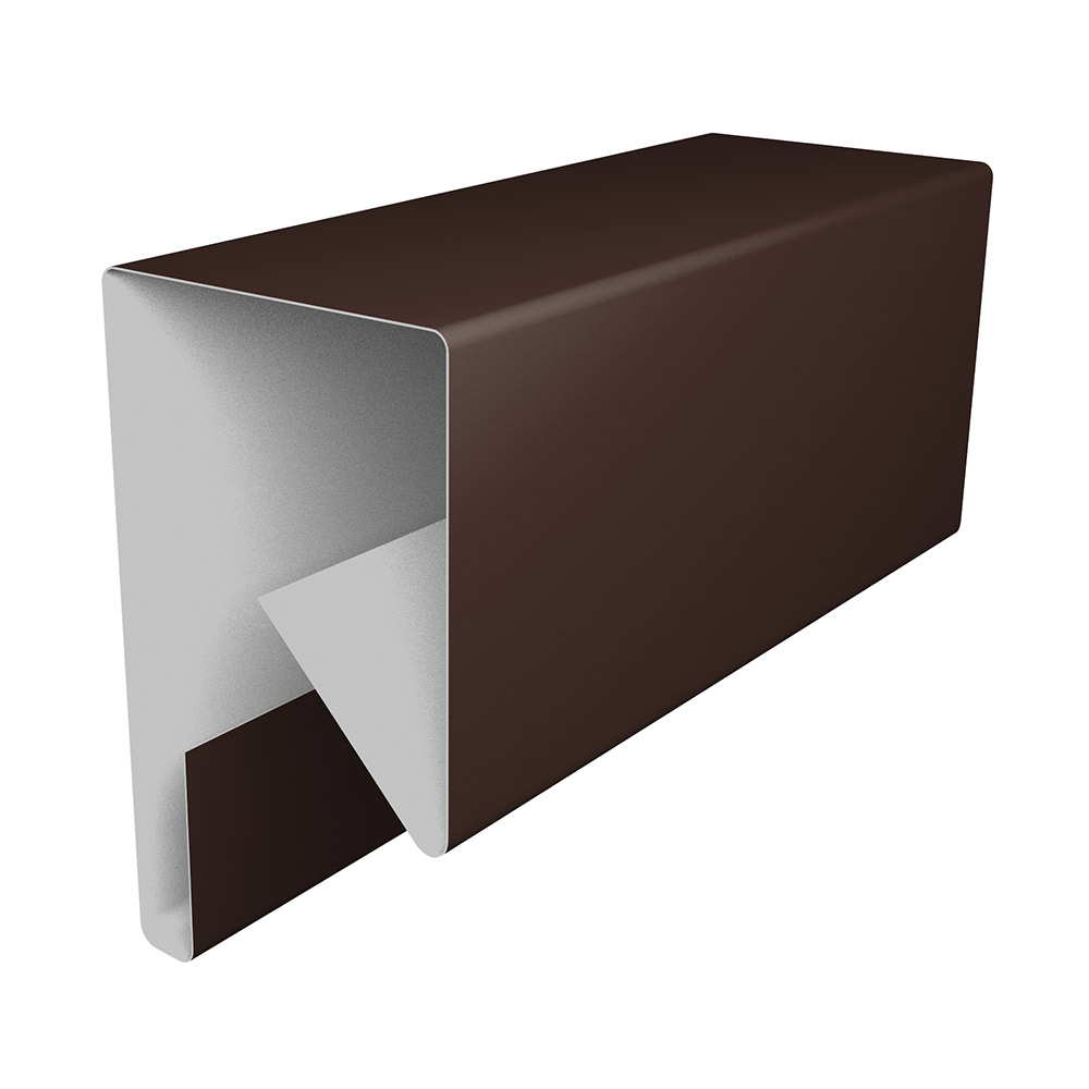 original-14477.jpg Планка заборная П-образная 17х30х2000 мм коричневая RAL 8017 — изображение 1