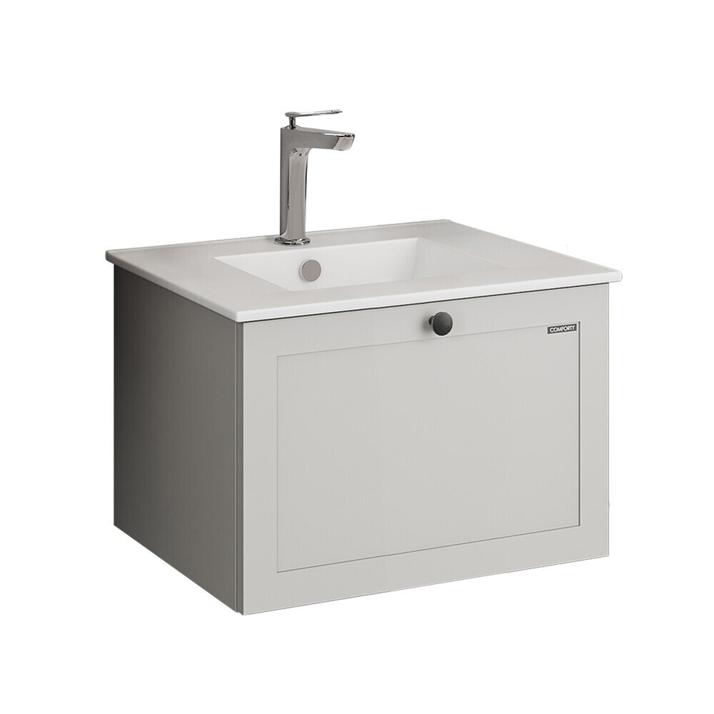 original-14505.jpg Комплект тумба с раковиной Comforty Моа 60 см подвесная серый шелк (00-00021213CF) — изображение 1