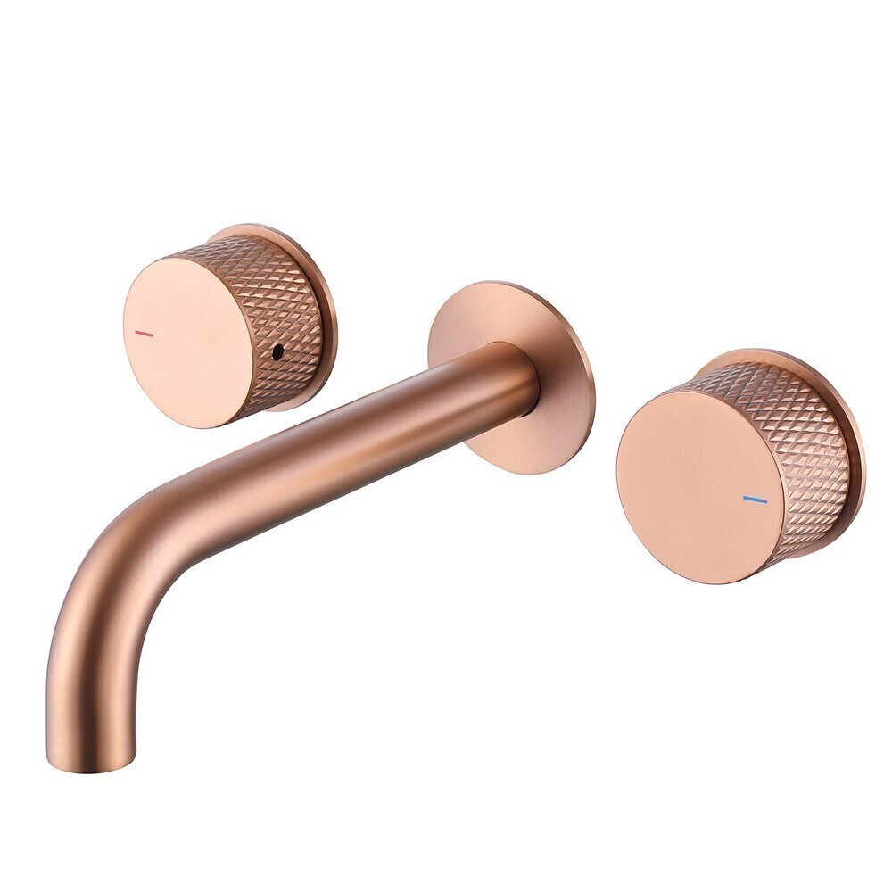 original-14542.jpg Смеситель для раковины встраиваемый Abber Wasser Kreis розовое золото двухвентильный (AF81122MRG) — изображение 1