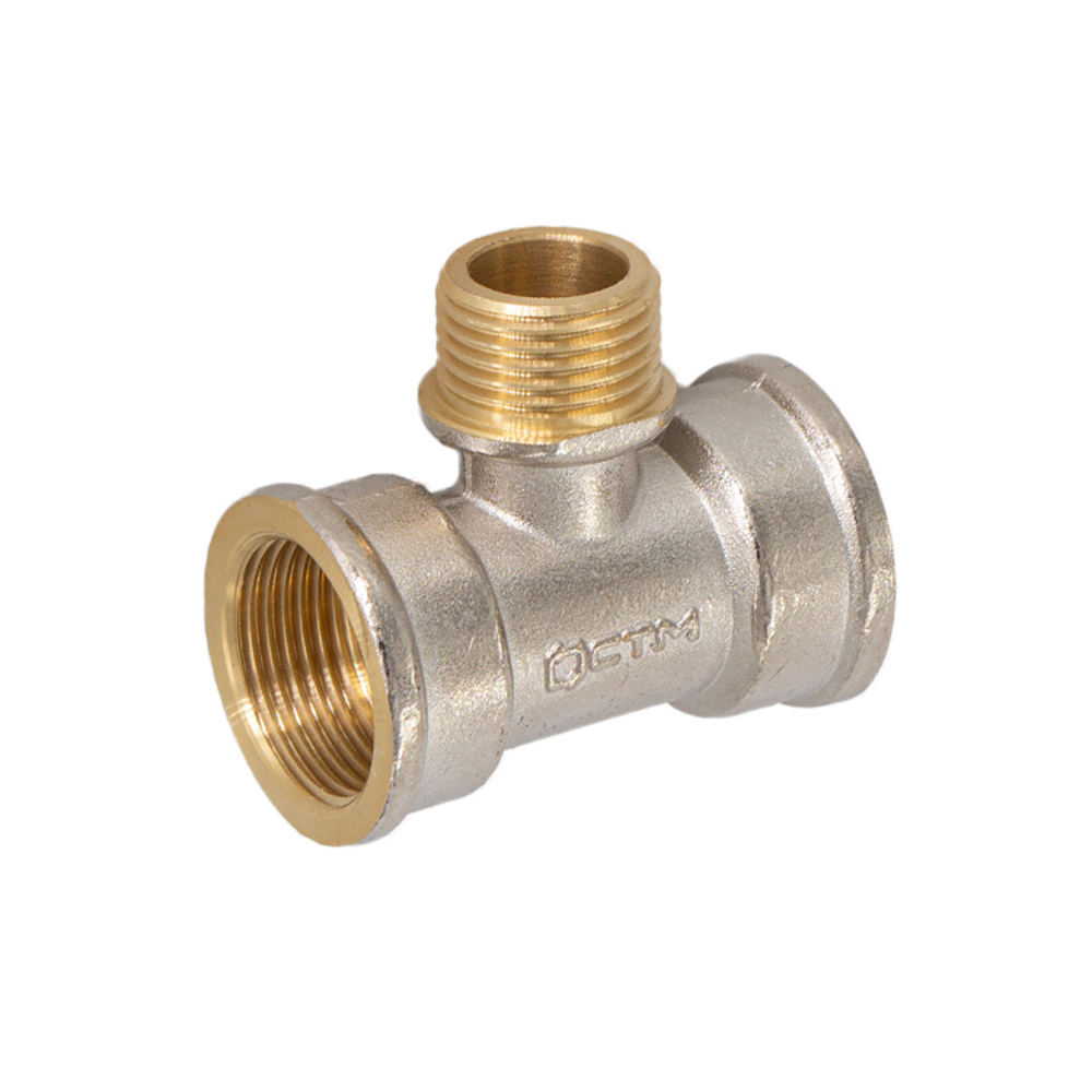 original-1463.jpg Тройник переходной СТМ 3/4 ВР(г) х 1/2 НР(ш) х 3/4 ВР(г) латунный — изображение 1