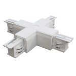 Коннектор для трехфазного шинопровода X-образный Maytoni Technical Trinity белый (TRA005CX-31W)