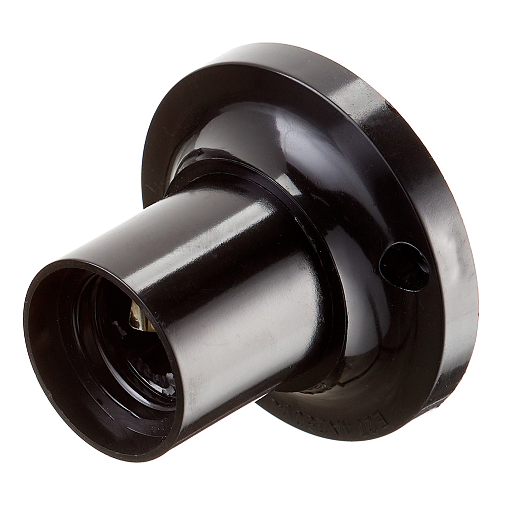 original-14670.jpg Патрон для лампы E27 Svet карболитовый IP20 потолочный (1011-00070) — изображение 1