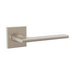 Ручка дверная Punto Main K.ARC.Q52 SN-3 квадратная розетка матовый никель (47107)