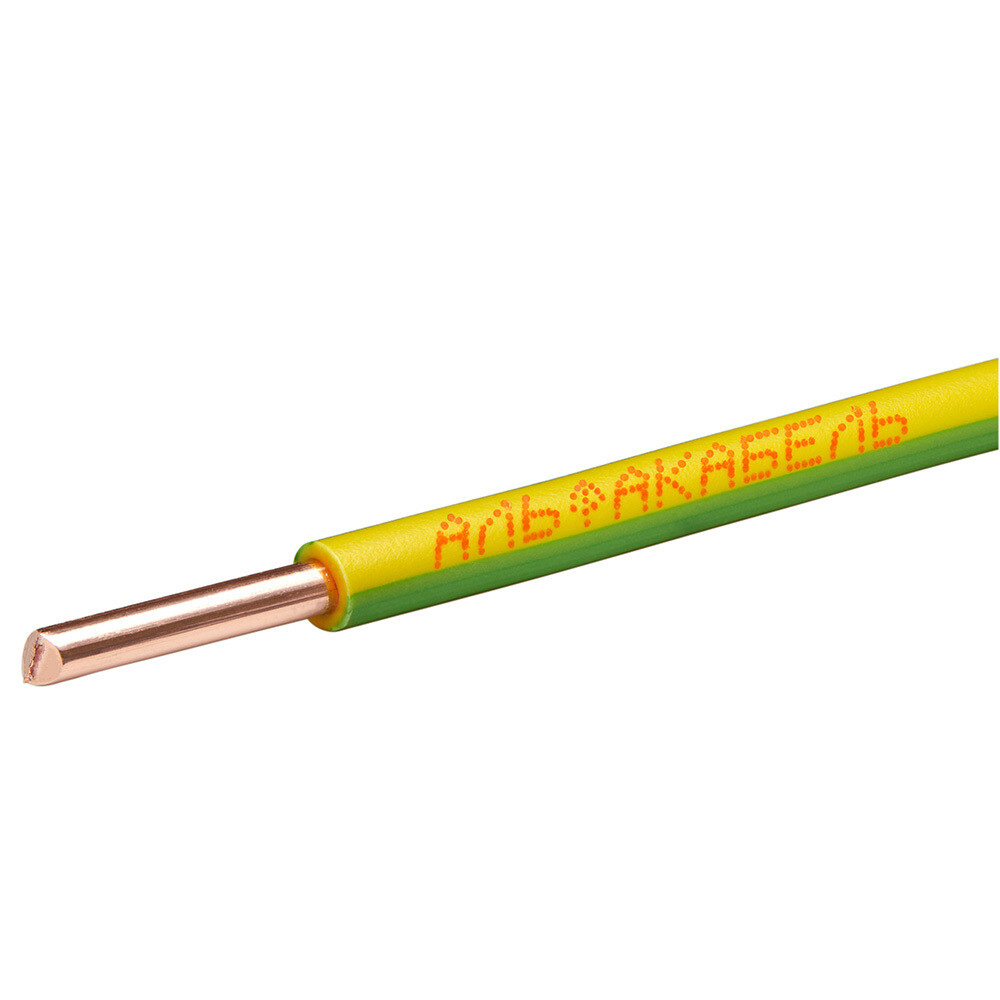 original-14706.jpg Провод Альфакабель ПуВнг(А)-LS 1х4 желто-зеленый барабан — изображение 1