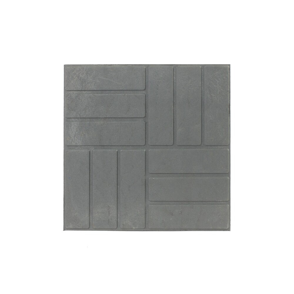 original-1474.jpg Плитка тротуарная 12 кирпичей 330х330х25 мм серая полимерпесчаная Lel-Eco — изображение 1