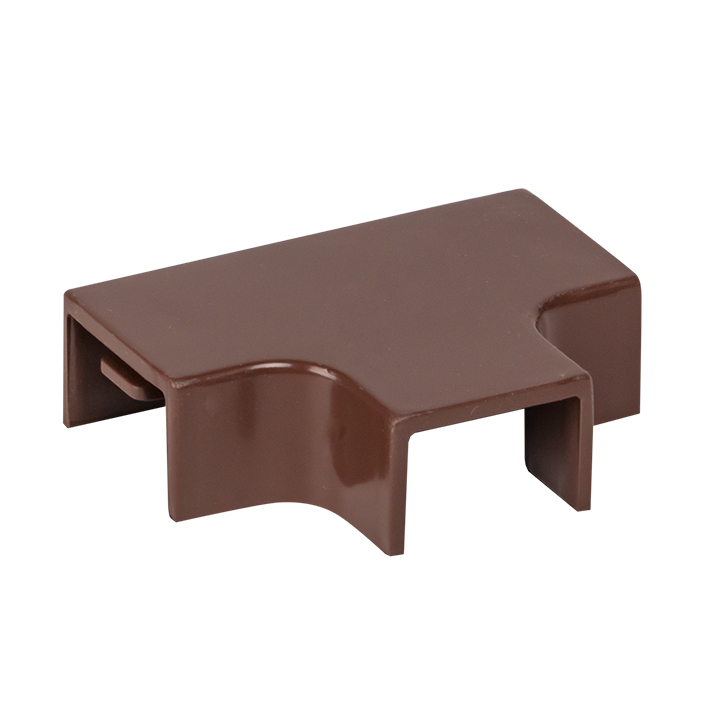 original-14766.jpg Тройник для кабель-канала EKF 15х10 мм темное дерево (4 шт.) (tchd-15-10x4) — изображение 1