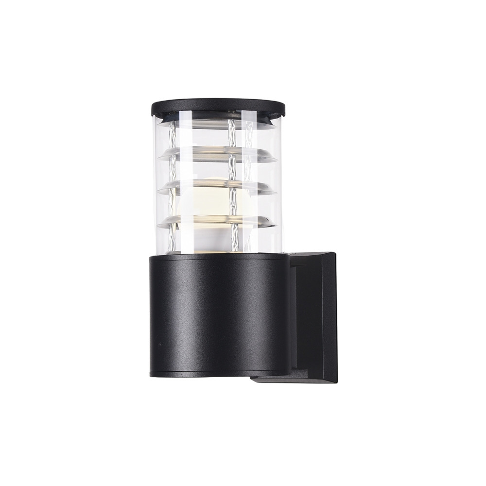 original-14839.jpg Светильник садово-парковый настенный Outdoor Bronx черный E27 60 Вт IP54 (O576WL-01B) — изображение 1