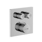Смеситель для душа встраиваемый WasserKraft Dinkel термостатический с переключателем без лейки хром (5848 Thermo)