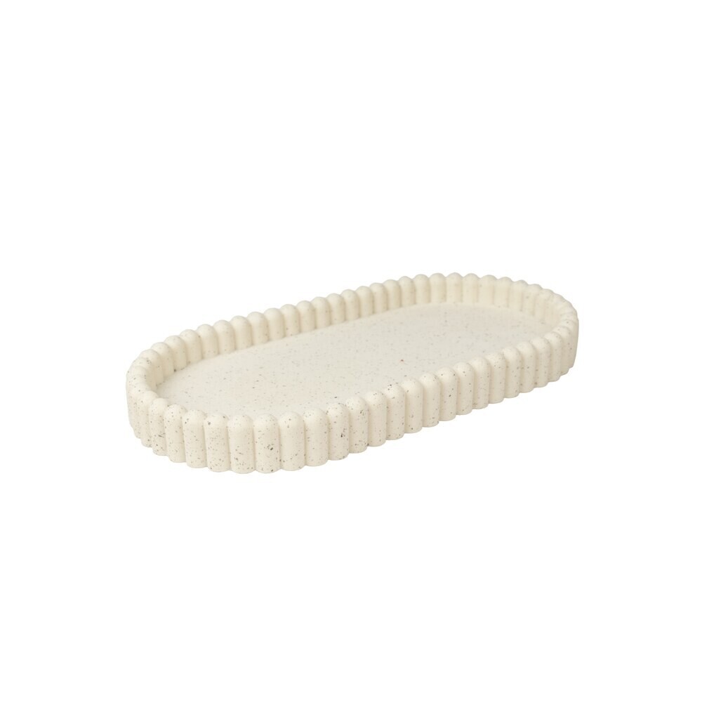 original-14905.jpg Мыльница для ванной Zenfort Тирамису настольная полирезин белая (106513) — изображение 1