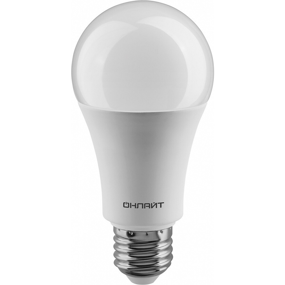 original-14954.jpg Лампа светодиодная Онлайт E27 4000К 20 Вт 1800 Лм 220-240 В груша A60 матовая — изображение 1
