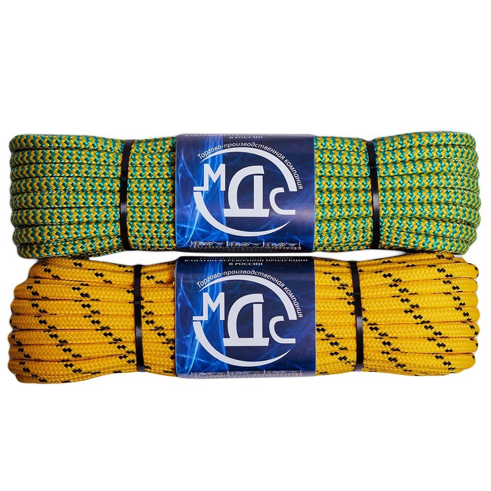 original-14983.jpg Шнур плетеный полипропиленовый 24 пряди d8 мм 20 м МДС повышенной плотности — изображение 1