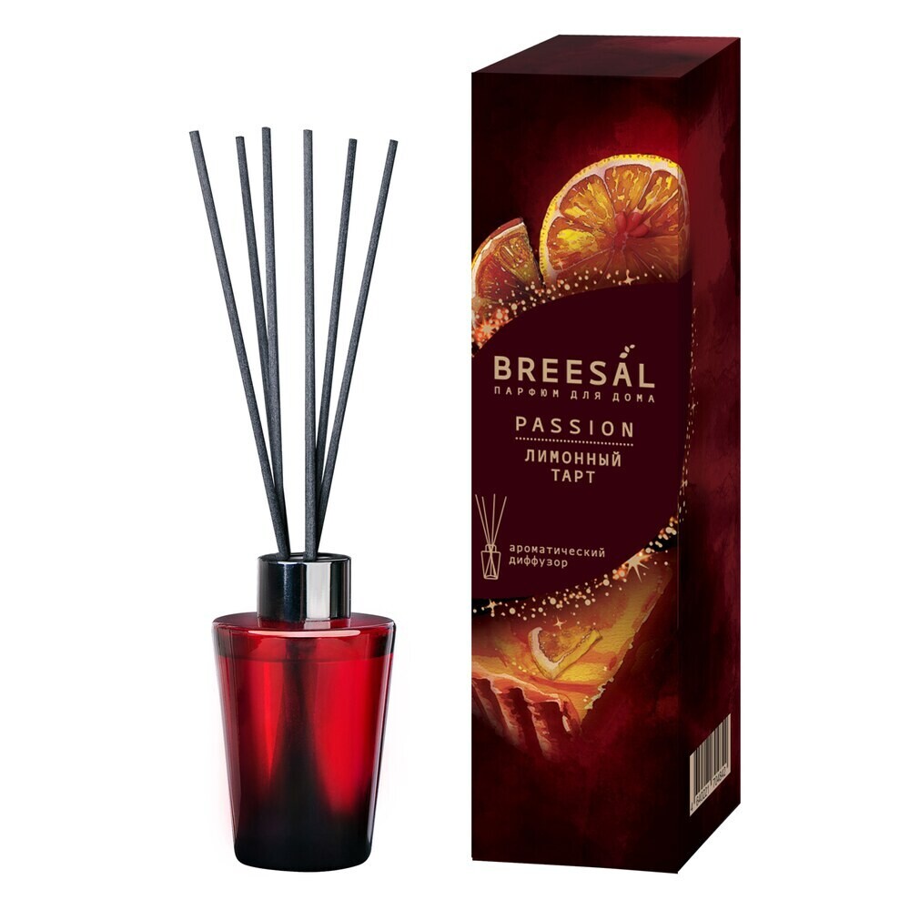 original-14991.jpg Аромадиффузор с палочками Breesal Passion Лимонный тарт 70 мл — изображение 1