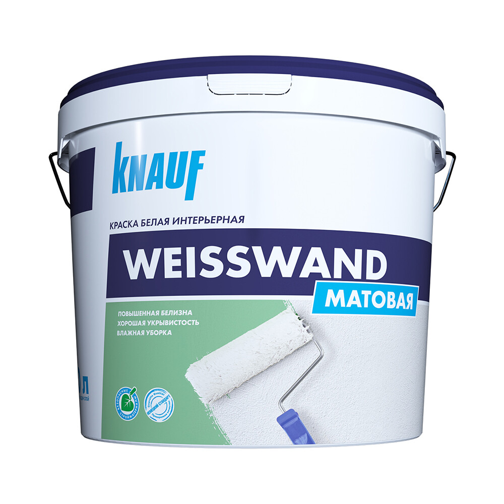 original-15016.jpg Краска моющаяся Кнауф Вайсванд белая матовая 15 кг — изображение 1