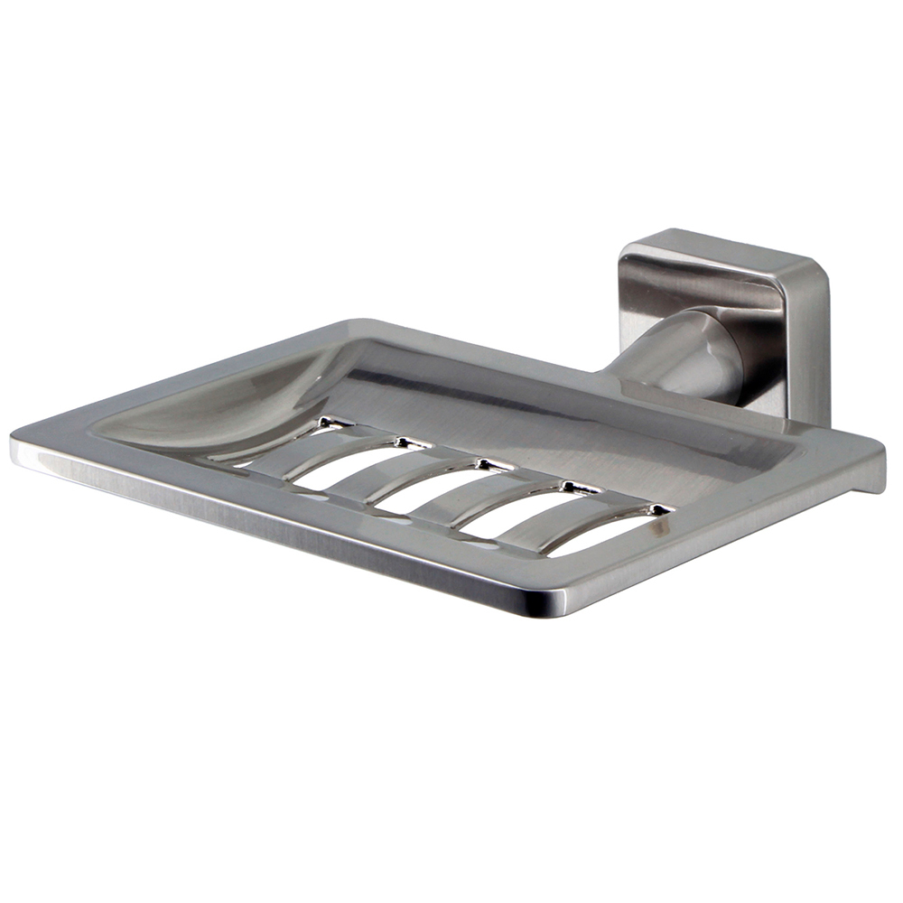 original-15043.jpg Мыльница для ванной WasserKraft Rhin K-8769 с держателем металл никель (K-8769) — изображение 1