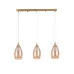 Светильник подвесной Arte Lamp Barry E14 120 Вт 3 кв.м золото IP20 (A7951SP-3GO)