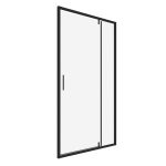 Душевая дверь RGW LE 103B стекло прозрачное 120х195 см профиль черный 6 мм распашная (711210312-14)