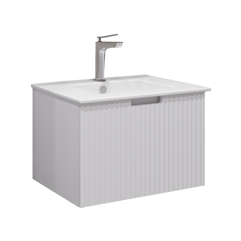 original-15210.jpg Комплект тумба с раковиной Comforty Сан-Луис 60 см подвесная белая матовая (00-00021219CF) — изображение 1