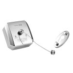 Сушилка для белья настенная вытяжная WasserKraft 2,6 м 88х55х88 мм хром