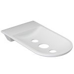 Мыльница для ванной WasserKraft Kammel K-8300White с держателем металл белая (K-8369W)