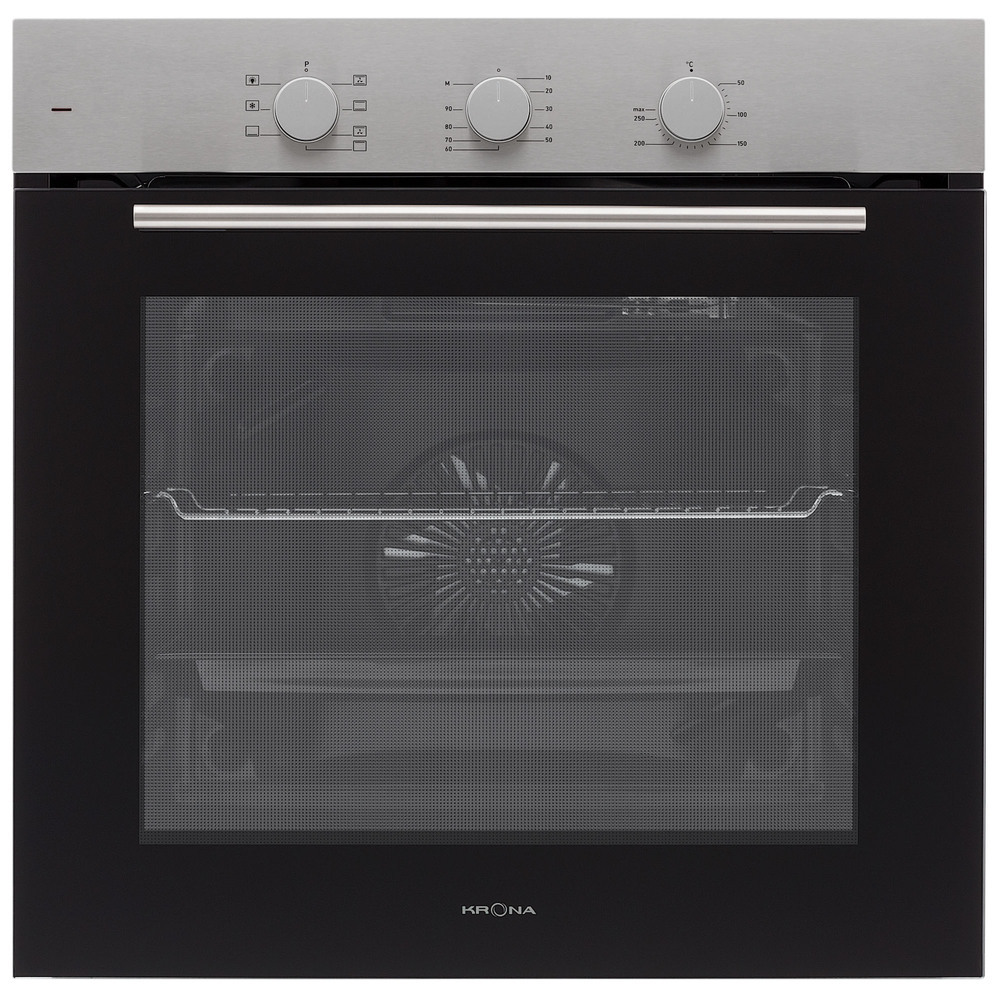 original-15313.jpg Духовой шкаф электрический встраиваемый Krona Element Plus 60 IX 595 мм нержавеющая сталь/черный (КА-00007247) — изображение 1