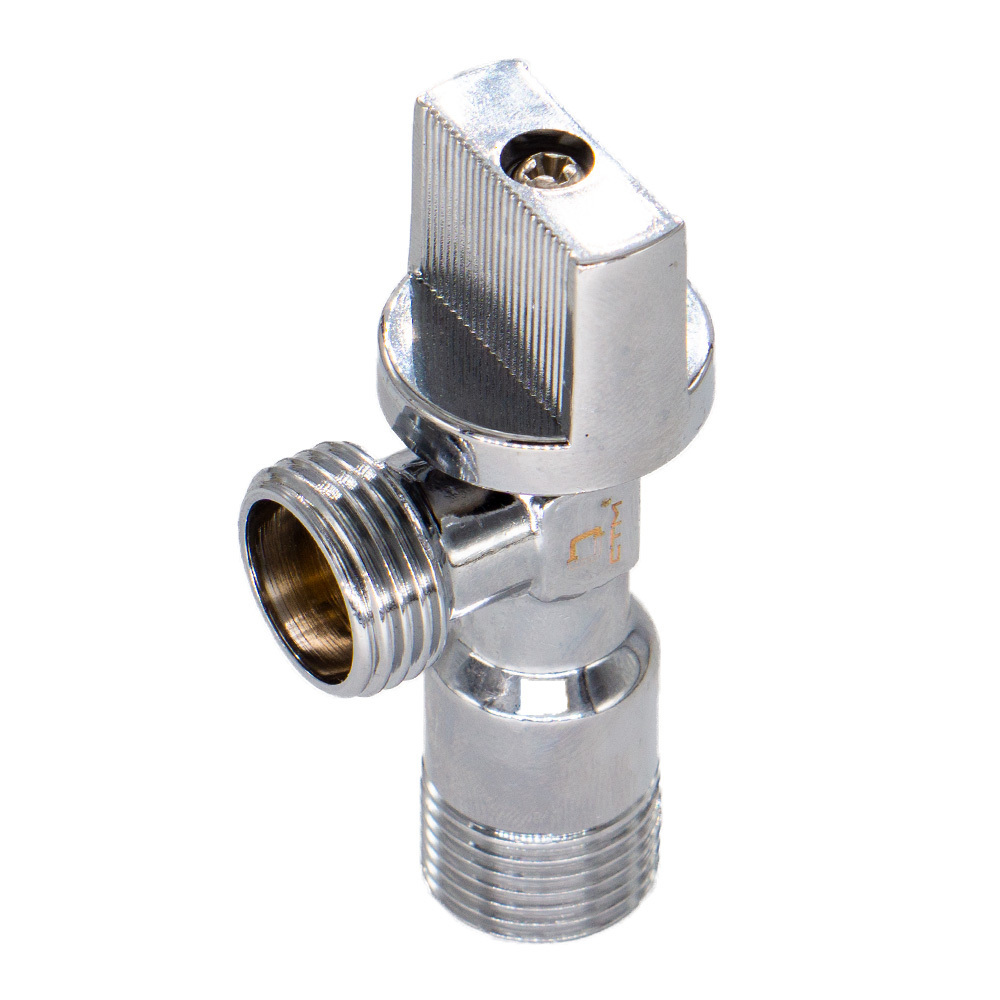 original-15456.jpg Кран шаровой латунный СТМ 1/2 НР(ш) х 1/2 НР(ш) к бытовой технике проходной бабочка с отражателем угловой (CAME1212) — изображение 1