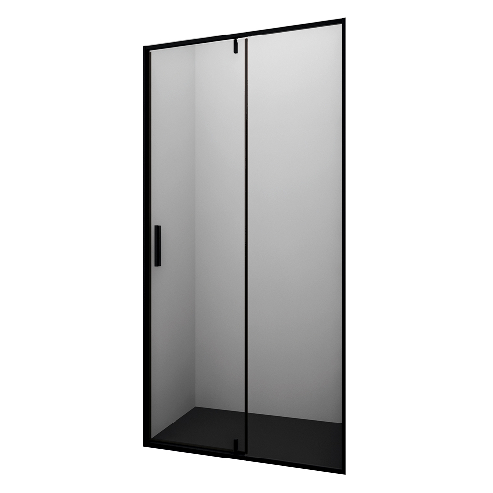 original-15520.jpg Душевая дверь WasserKraft Elbe 74P стекло прозрачное 90х200 см профиль черный 6 мм распашная (74P04) — изображение 1