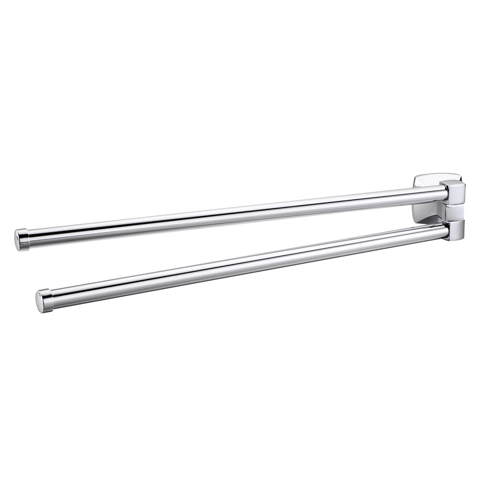 original-15565.jpg Полотенцедержатель WasserKraft Wern K-2500 438 мм двойной поворотный на шуруп металл хром (K-2531) — изображение 1