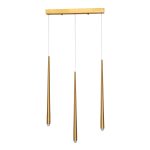 Светильник светодиодный подвесной Arte Lamp Frankie 4000К 18 Вт 2 кв.м медь IP20 (A2191SP-18PB)