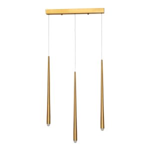 Светильник светодиодный подвесной Arte Lamp Frankie 4000К 18 Вт 2 кв.м медь IP20 (A2191SP-18PB)