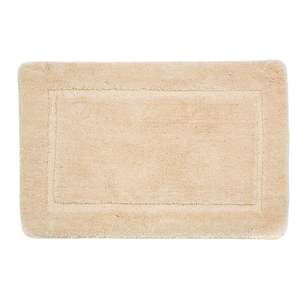 original-15679.jpg Коврик для ванной бежевый 90х60 см WasserKraft Lopau (BM-6013) — изображение 1