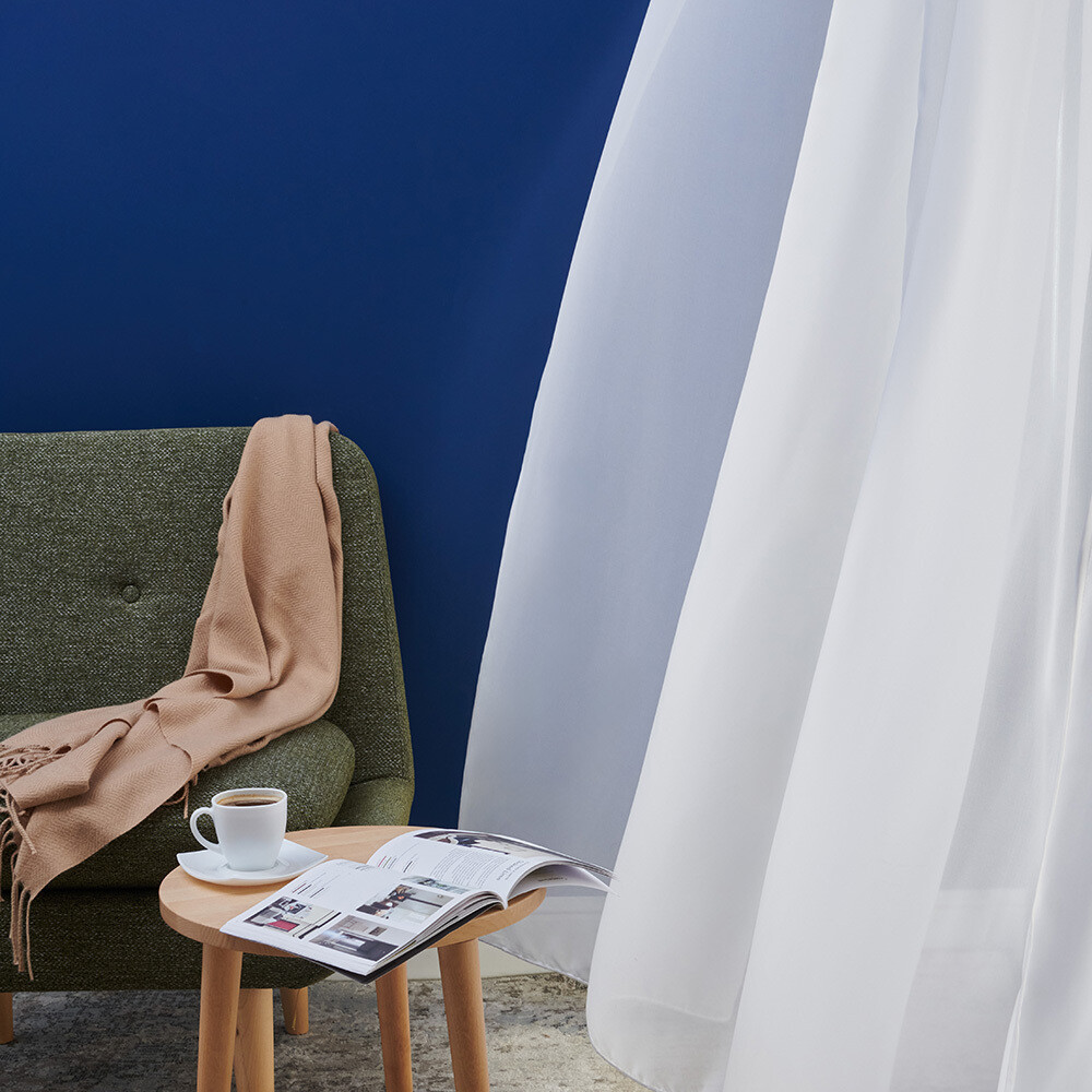 original-15715.jpg Тюль имитация льна белый 500х280 см Легранд Боско с утяжелителем (58128670) — изображение 1