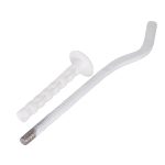 Кронштейн СТМ Термо 9х220 мм для радиатора с дюбелями белый (CARHSD22)