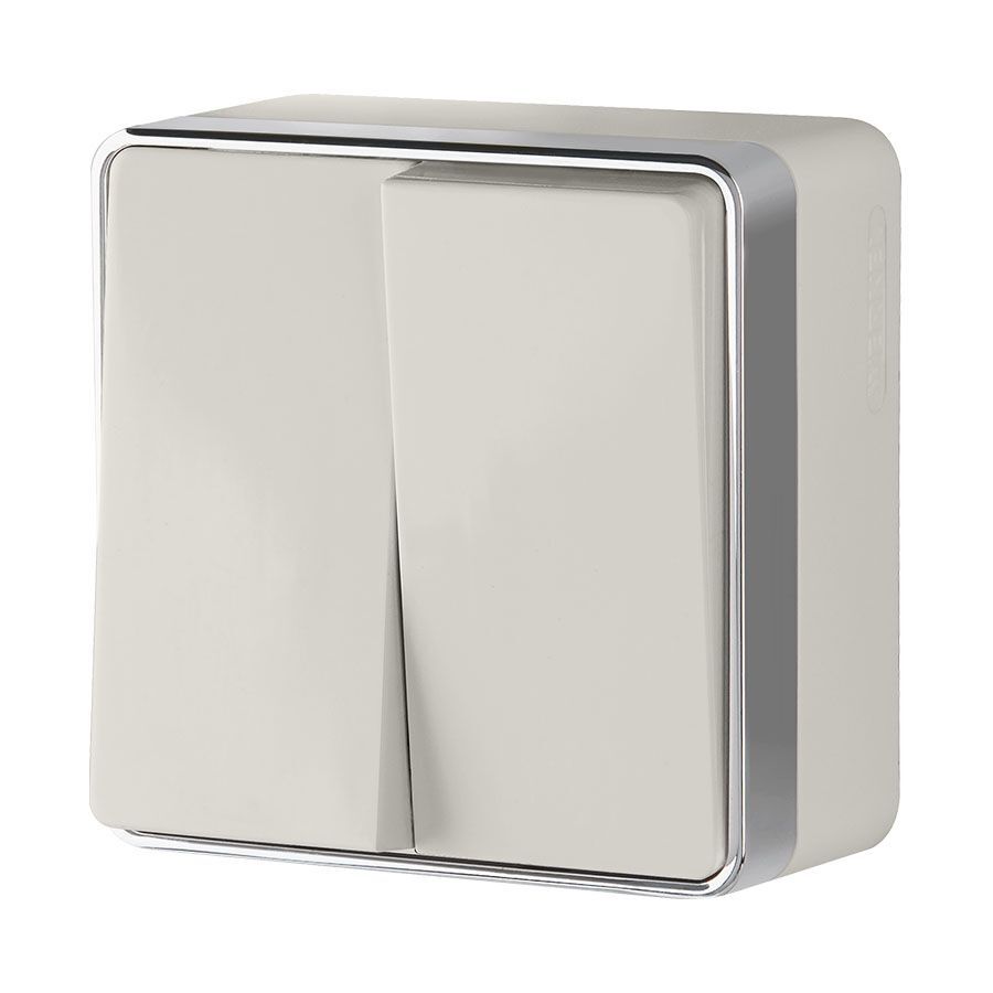 original-15780.jpg Выключатель Werkel Gallant двухклавишный накладной слоновая кость (a051562) — изображение 1