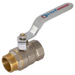 Кран шаровой латунный СТМ Стандарт 1 1/2 ВР(г) х 1 1/2 НР(ш) ручка прямой (CWFMH112)