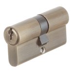 Цилиндр Corsa Deco 60 30х30 мм ключ/ключ античная бронза