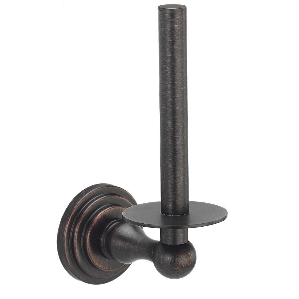 original-15973.jpg Держатель для туалетной бумаги WasserKraft Isar вертикальный металл бронза (K-7397) — изображение 1