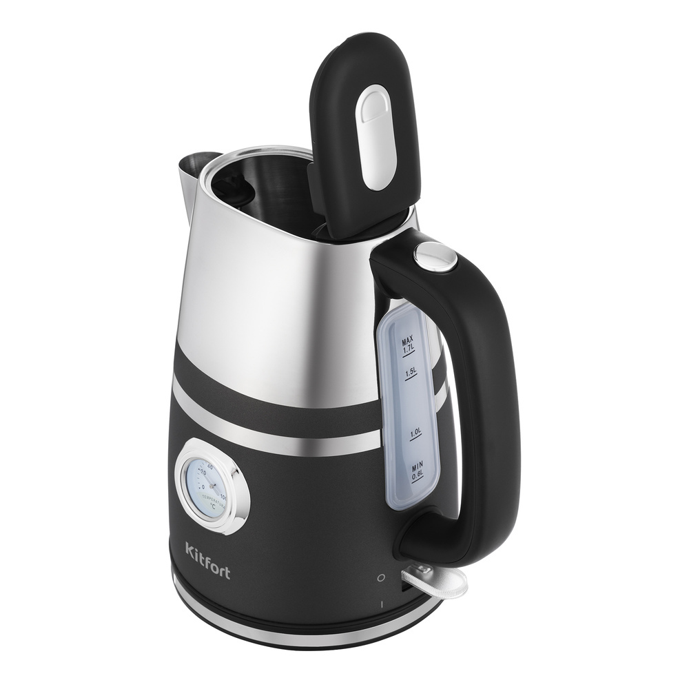 original-16049.jpg Электрический чайник Kitfort КТ-670-1 1,7 л графит/хром — изображение 1