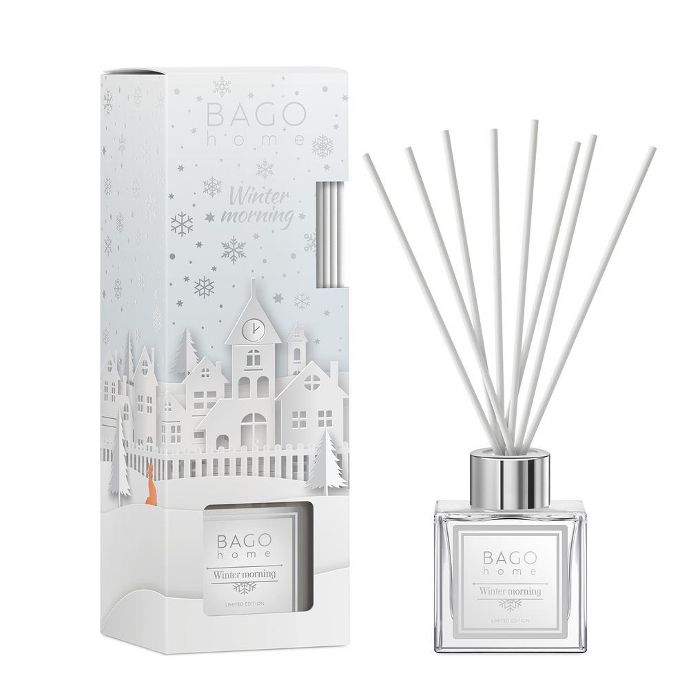 original-1617.jpg Аромадиффузор с палочками Bago home Морозное утро 90 мл — изображение 1