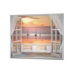 Панель стеновая закаленное стекло для кухни 500х600х4 мм бухта из окна