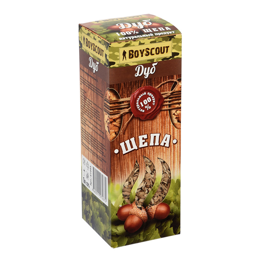 original-16211.jpg Щепа для копчения дуб Boyscout 0,34 кг 1 л — изображение 1