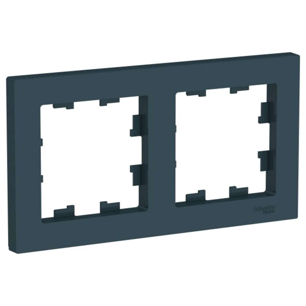 original-16236.jpg Рамка Systeme Electric AtlasDesign двухместная изумруд (ATN000802) — изображение 1
