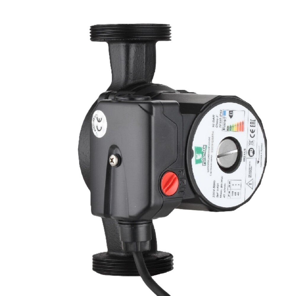 original-16248.jpg Циркуляционный насос для систем отопления Pumpman DN25 подъем 4 м 180 мм с гайками (TRS25/4) — изображение 1