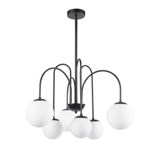 Люстра подвесная Arte Lamp Mebsuta E14 240 Вт 10 кв.м (A1675LM-6BK)