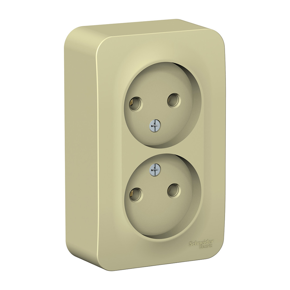 original-16285.jpg Розетка Systeme Electric Blanca накладная бежевая (BLNRA000217) — изображение 1